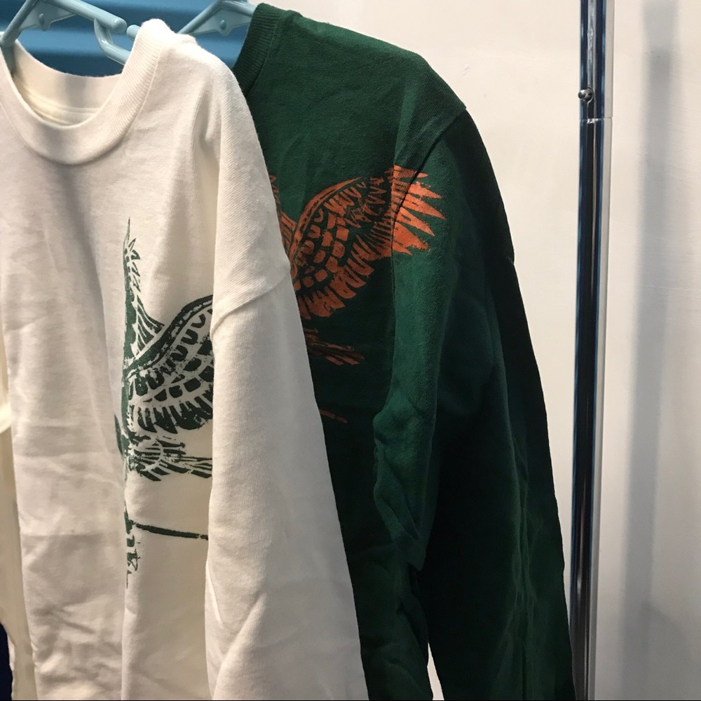 2-AMERICAN EAGLE L/S Cotton Shirts - Size 12/14